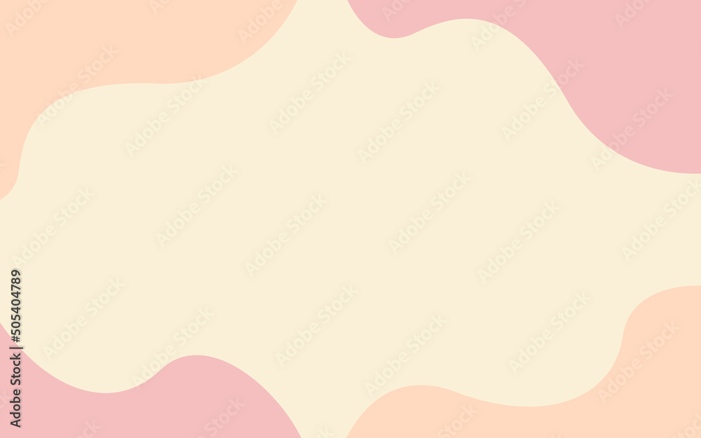 Abstract handrawn wave shape pastel color Abstract handrawn wave shape pastel color