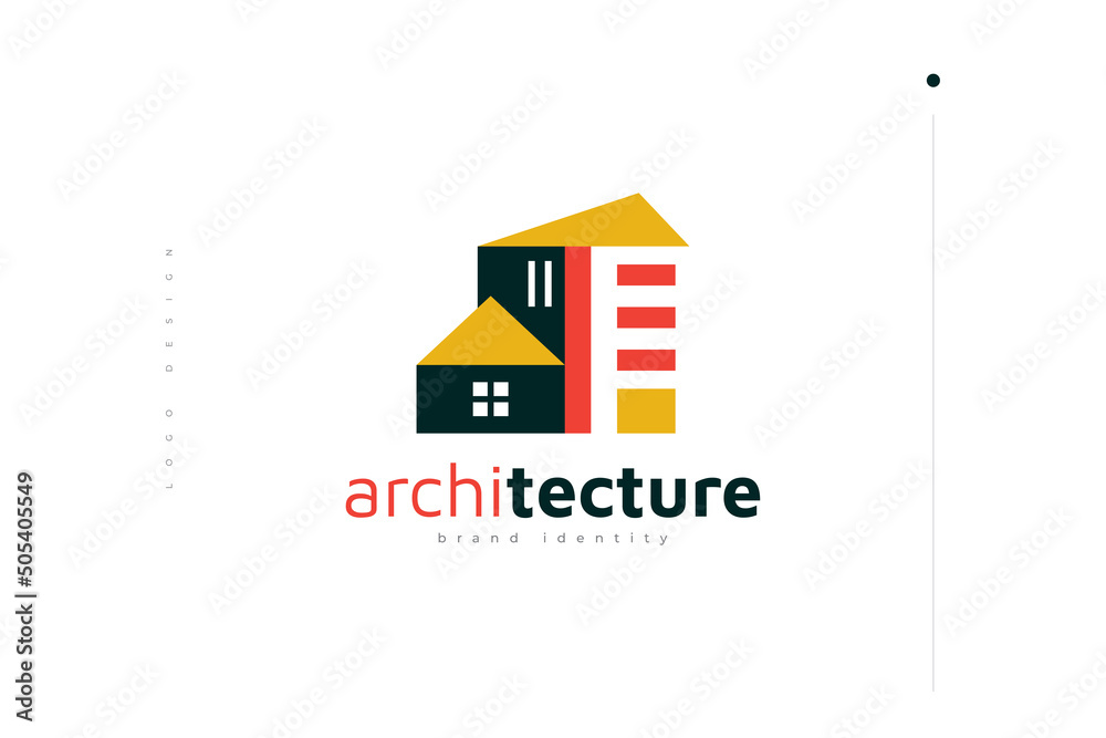 Modern and Minimalist Real Estate Logo Design. House Logo Modern and Minimalist Real Estate Logo Design. House Logo