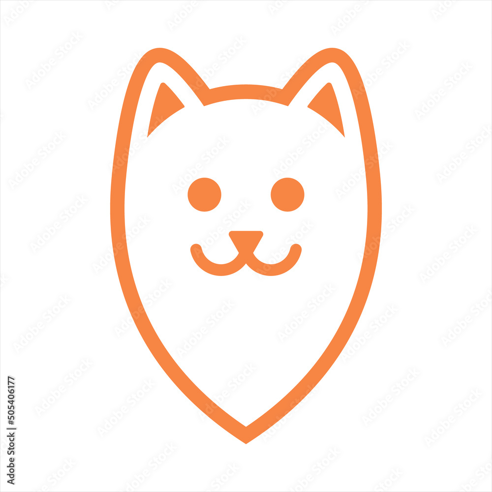 Dog icon map location marker Dog icon map location marker