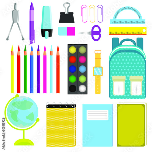 school supplies set