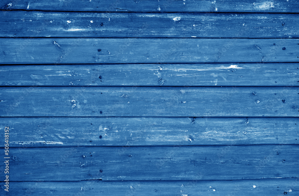 Wooden log house wall texture in navy blue tone. Wooden log house wall texture in navy blue tone.