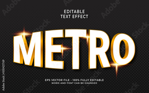 Metro Text Effect