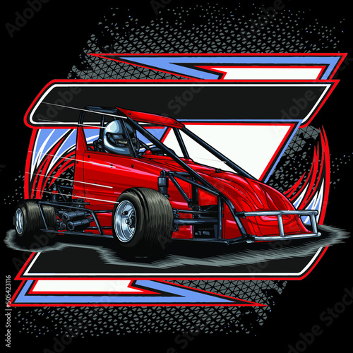 drag race isolated on black background for poster, t-shirt print, business element, social media content, blog, sticker, vlog, and card. vector illustration.