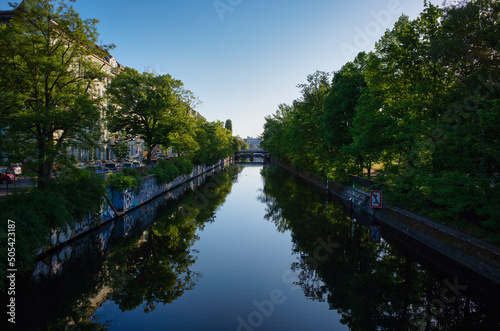 Landwehr canal in Berlin Kreuzberg