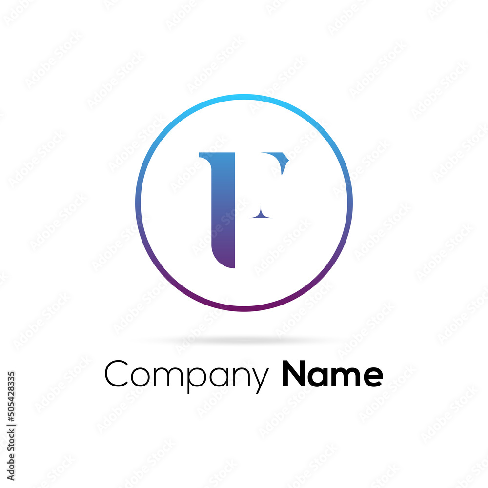 initial F letter logo design with circle element. F letter logo design vector template. initial F letter logo design with circle element. F letter logo design vector template.