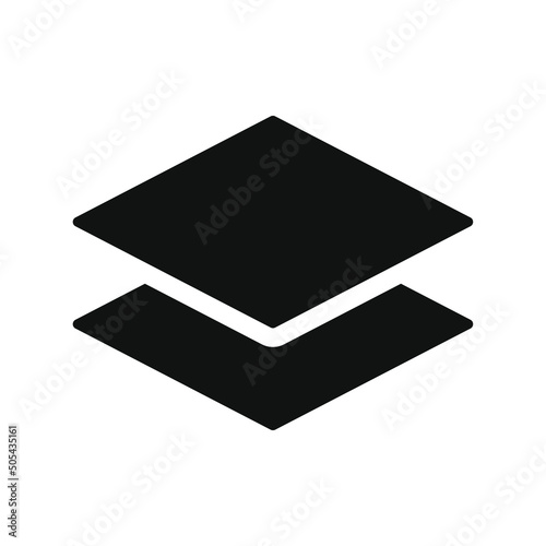 Layers symbol icon. Vector illustration image.