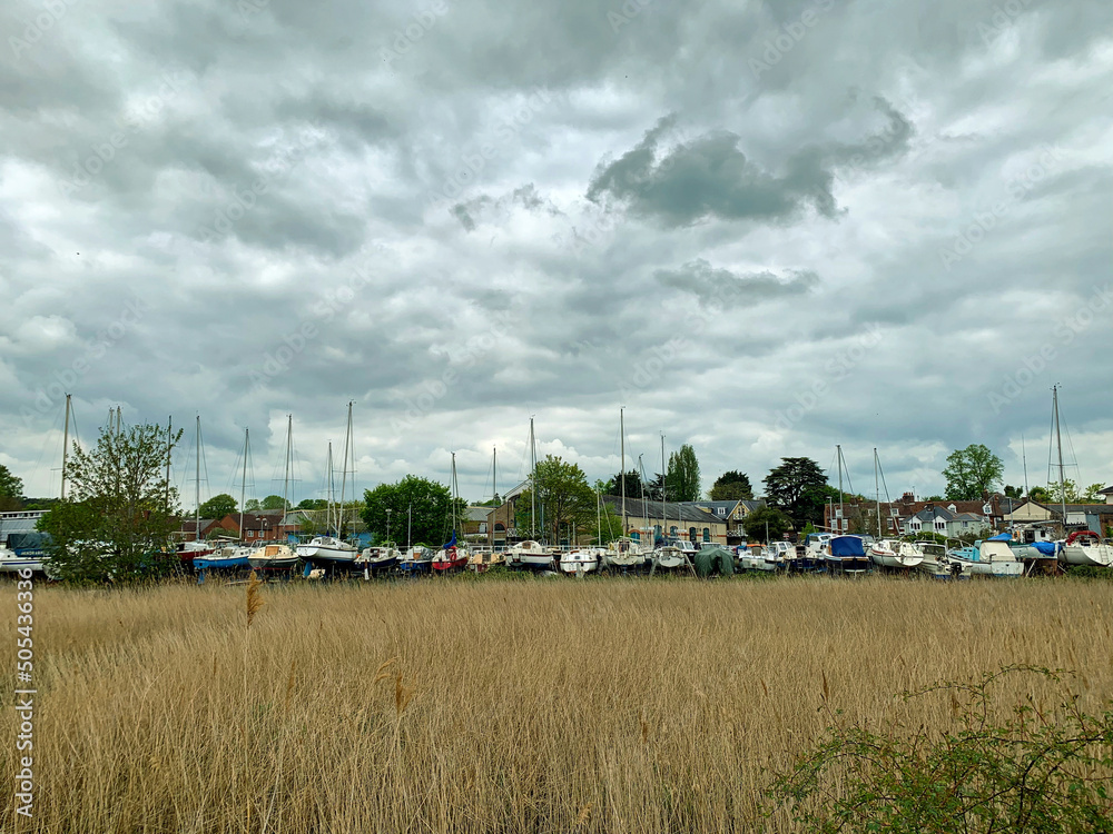 Εκτύπωση καμβά Woodbridge boatyard