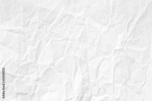 White crumpled background paper surface texture macro details