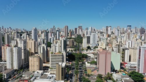 Aerial view of Goiania, Goias, Brazil on April 2022
