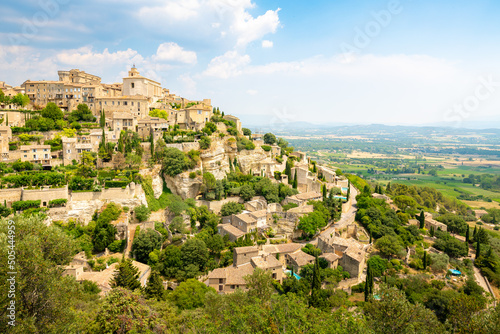 Gordes, medieval village in Southern France, Provence photo