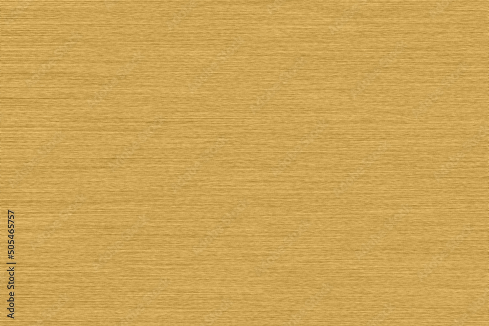 Shiny gold polished metal background texture of brushed stainless steel plate with the reflection of light.