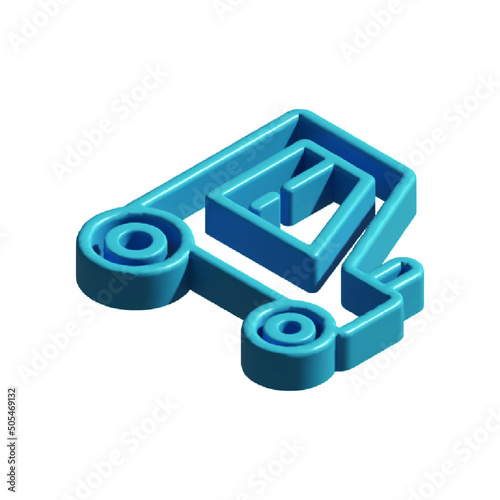 3d graphic of a symbol