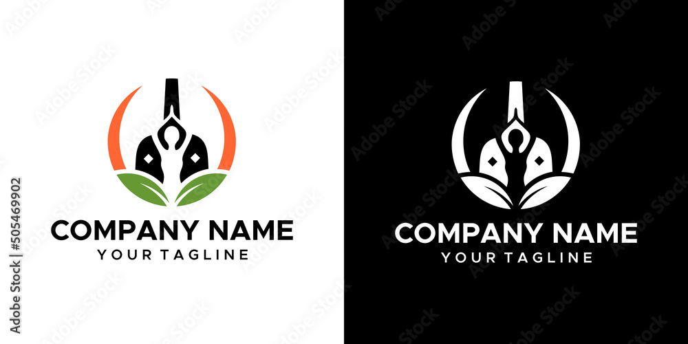 a graphic image of temple, meditation and leaves themed, black and white background. vector graphics base. a graphic image of temple, meditation and leaves themed, black and white background. vector graphics base.