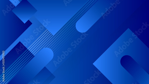 Abstract modern line wave curve background. Dark blue line gradient luxury background. Design for presentations or business. Vector Illustration