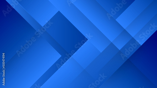 Blue background with abstract wave spiral modern element for banner, presentation design and flyer