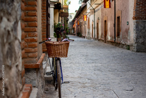Vintage bicycles, roads, flowers, crafts, and more in Valquirico Tlaxcala, Mexico photo
