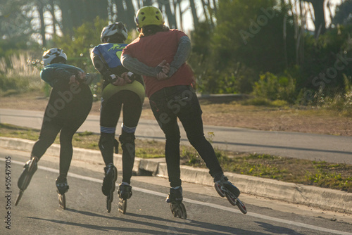 Three Rollers at Highway, Uruguay