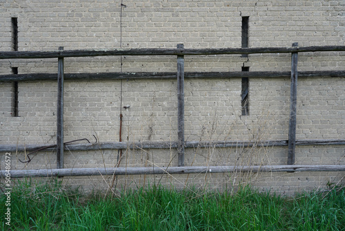 old rusty fence
