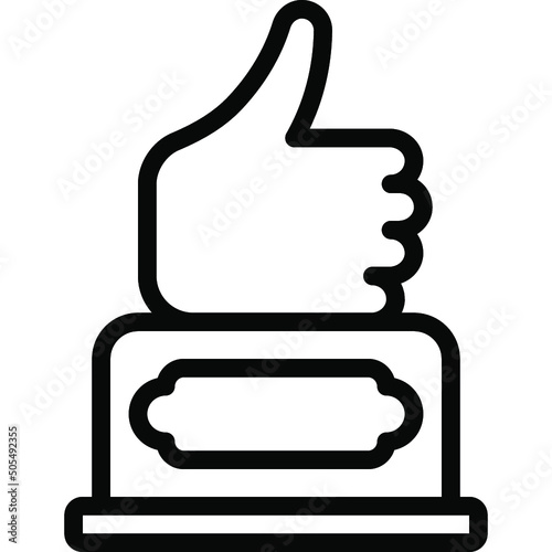 Thumbs Up Award Icon
