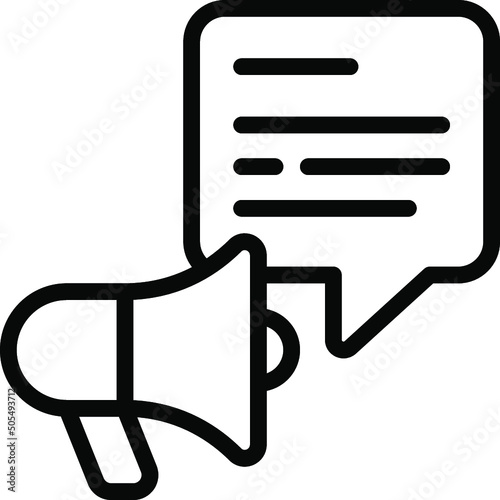 Announcing Message Icon