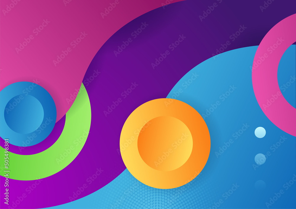 Abstract colorful background banner with geometric shapes Abstract colorful background banner with geometric shapes