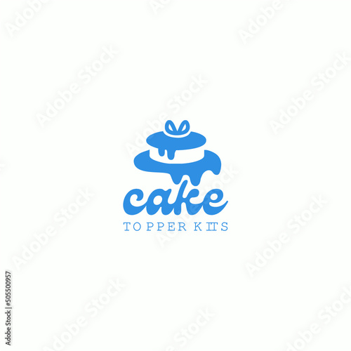 cake logo, cake topper kits logo