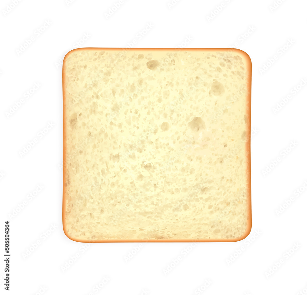 Toast Bread Slice Composition Toast Bread Slice Composition