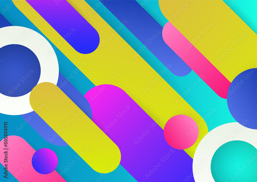 Modern abstract gradient geometric vibrant vivid colorful design background banner Modern abstract gradient geometric vibrant vivid colorful design background banner
