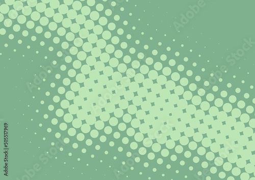 Bright green background in pop art comic book style, vector illustration