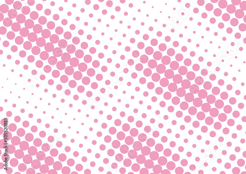 Modern pink and white superhero pop art background in comics book style with halftone design, vector