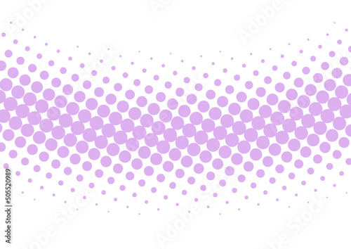 Awesome purple and white pop art background with dots design in retro comics book style