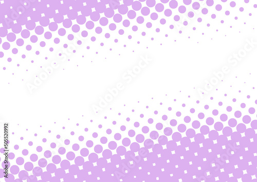 Superhero fun pop art background purple and white colors in retro comics style, vector
