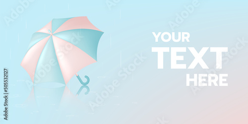 Cute umbrella for monsoon season