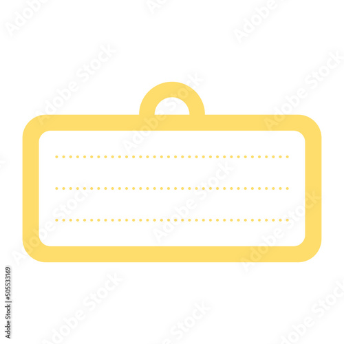 name tag
