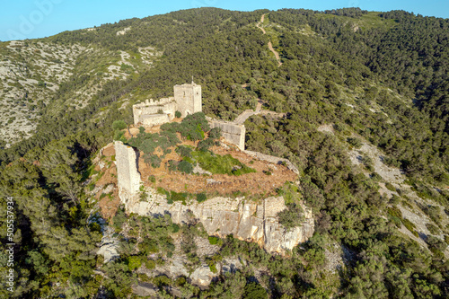 Castle of Santa Magdalena de Pulpis Spain. photo