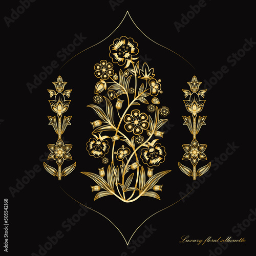golden floral ornament