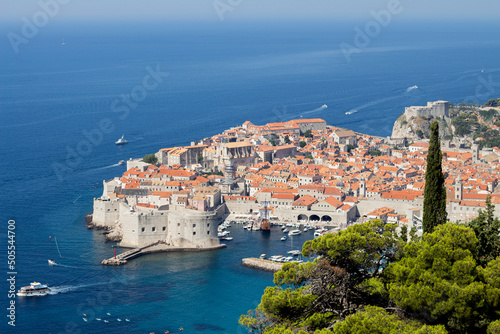 beach of the Dubrovnik, Croatia