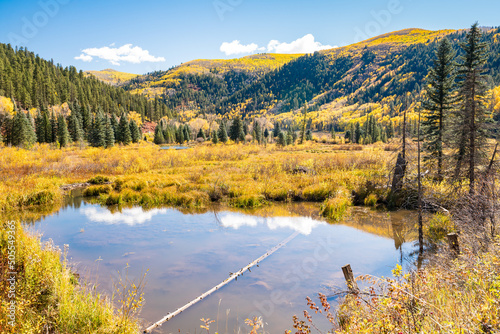 Fall Foliage in the San Juan Mountains of Colorado
