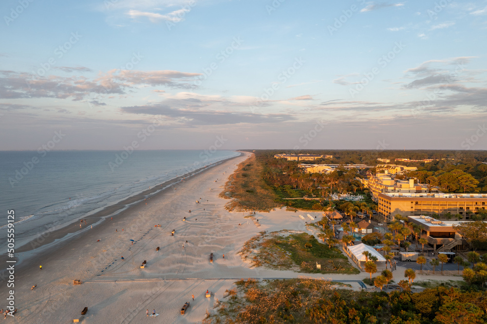 Ταπετσαρία View of Coligny beach on Hilton Head Island
