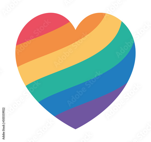 pride heart illustration