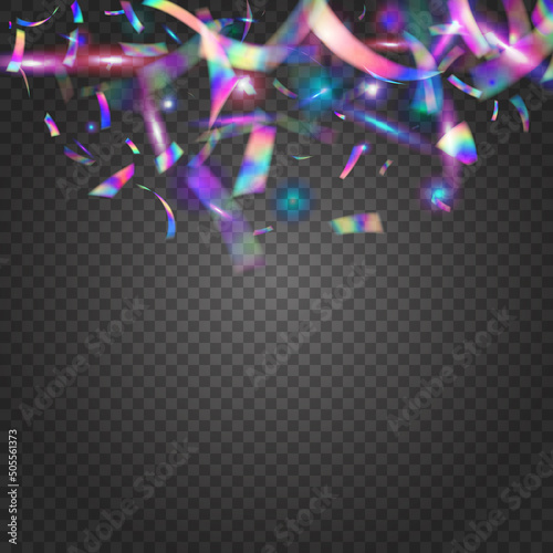 Rainbow Effect. Pink Shiny Glare. Digital Foil. Disco Burst. Modern Art. Retro Christmas Gradient. Holographic Texture. Iridescent Background. Violet Rainbow Effect