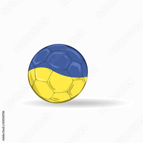 Football ball Ukraine