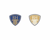 Letters RH, Law Logo Vector 001