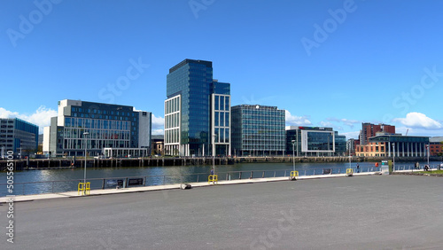 River Lagan in the city of Belfast - Ireland travel photography
