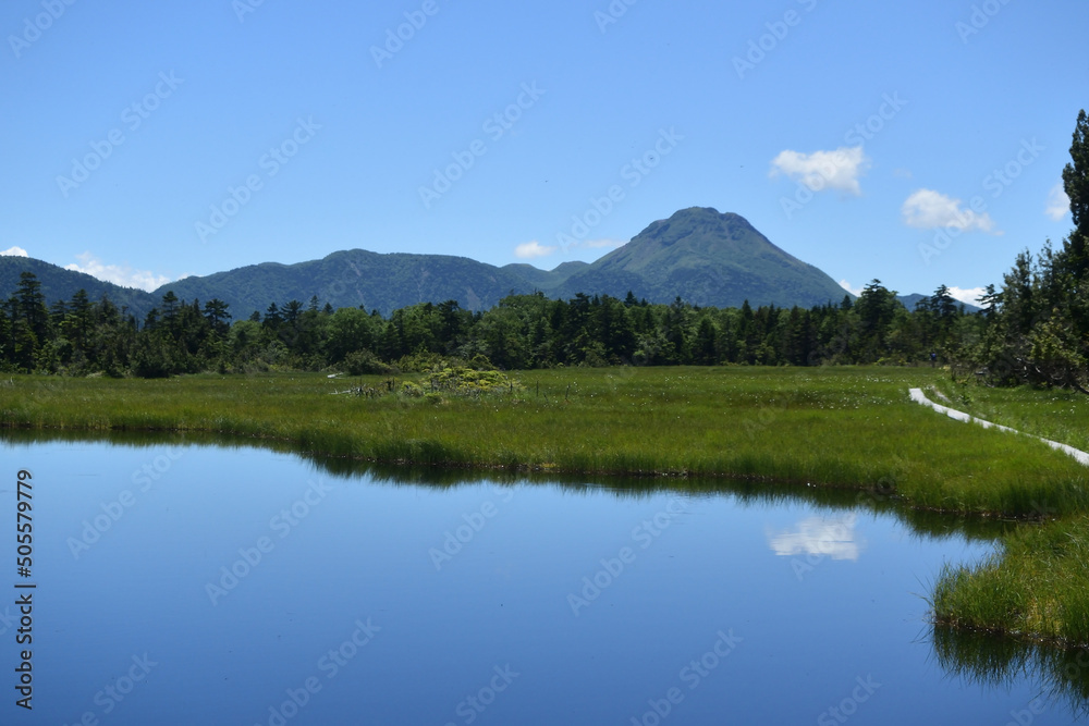 lots of lakes in wetland at high altitude