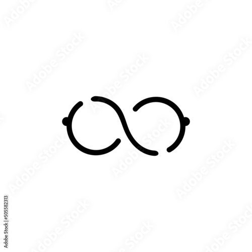 Optic icon logo free vector
