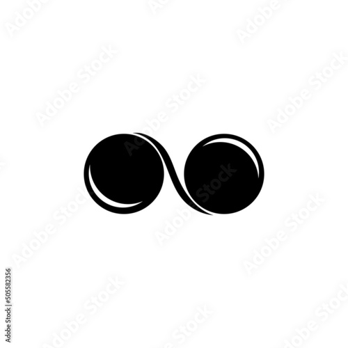 Optic icon logo free vector