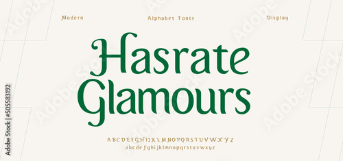 Elegant Alphabet Font. modern typography classy font