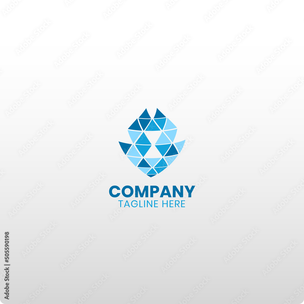 119.Modern colorful abstract vector logo or element design