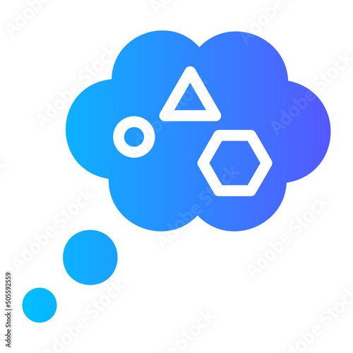 imagination gradient icon